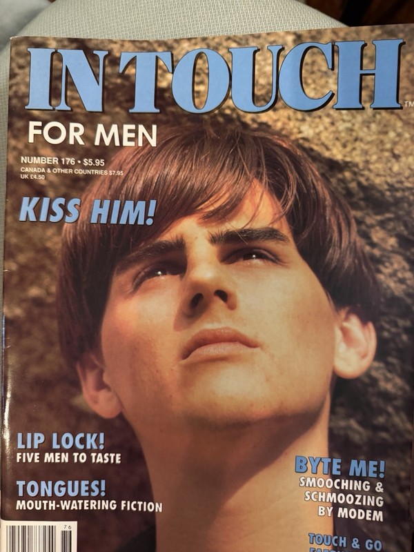 VINTAGE IN TOUCH MAGAZINE * OCT 1991 * KISS HIM! * ISSUE 176