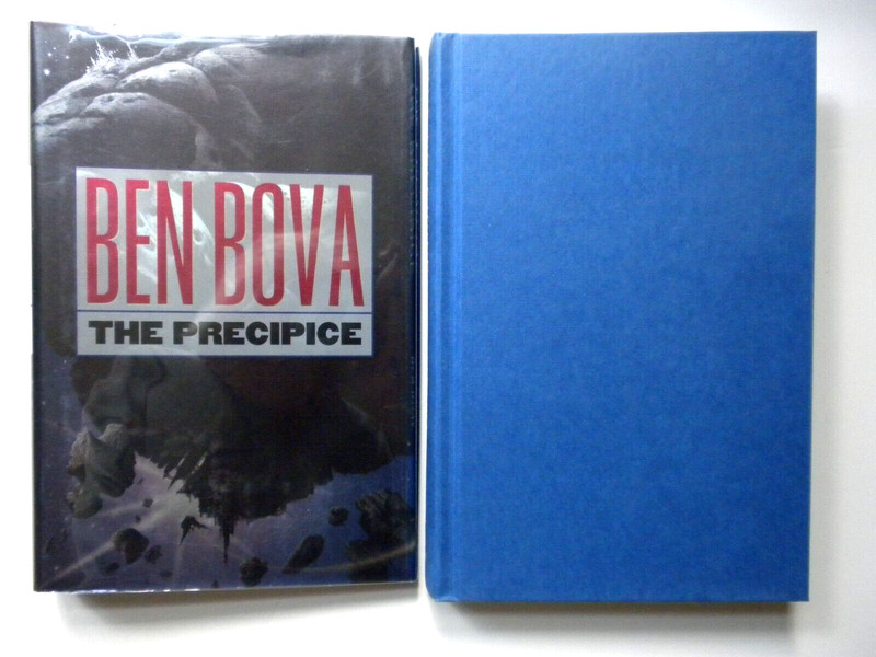 *SIGNED* BEN BOVA high grade 2001 collectible hardcover THE PRECIPICE 349 pages gallery