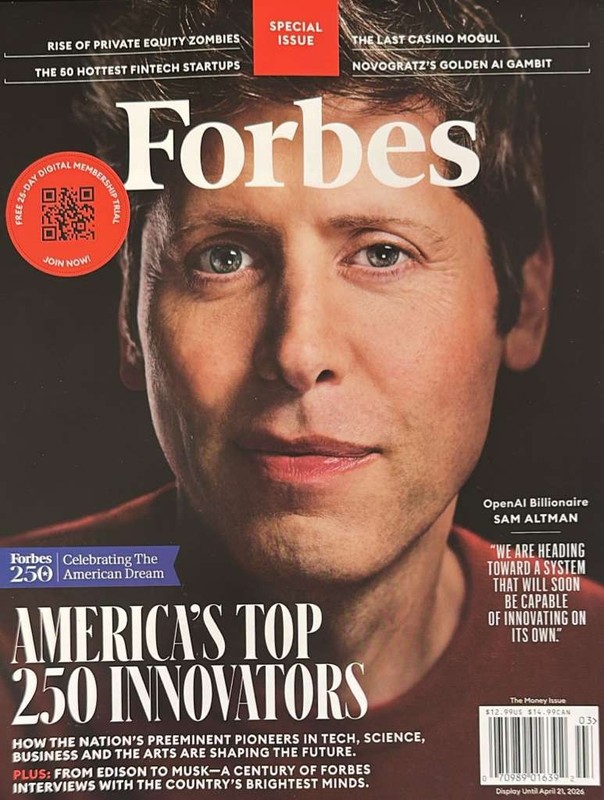 Forbes Magazine February March 2026 Free Shipping