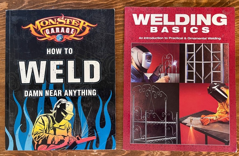 Welding Books Lot of 2, Monster Garage : How to Weld & Welding Basic, Paperbacks