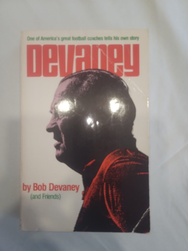 paperback book titled Devaney by Bob Devaney and Friends