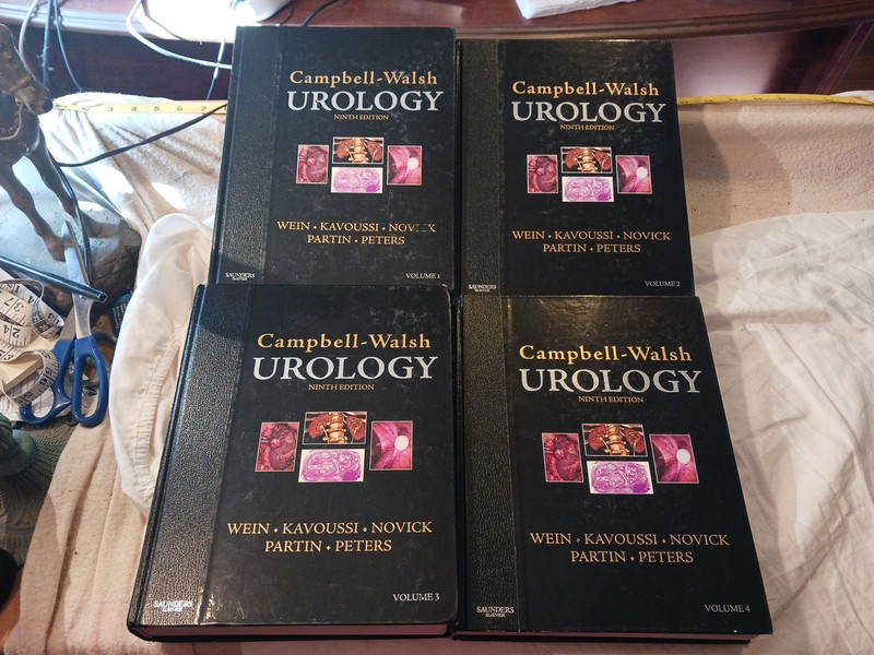 Campbell - Walsh Urology 9th edition in 4 Volumes hardcover gallery