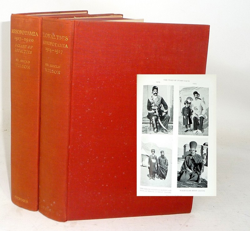 1936 Set 2 Loyalties Mesopotamia Iraq World War I History Military Arabs Maps