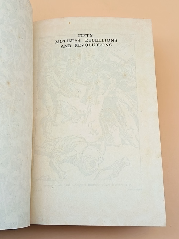 Fifty Mutinies, Rebellions And Revolutions Hardback Odhams Press gallery