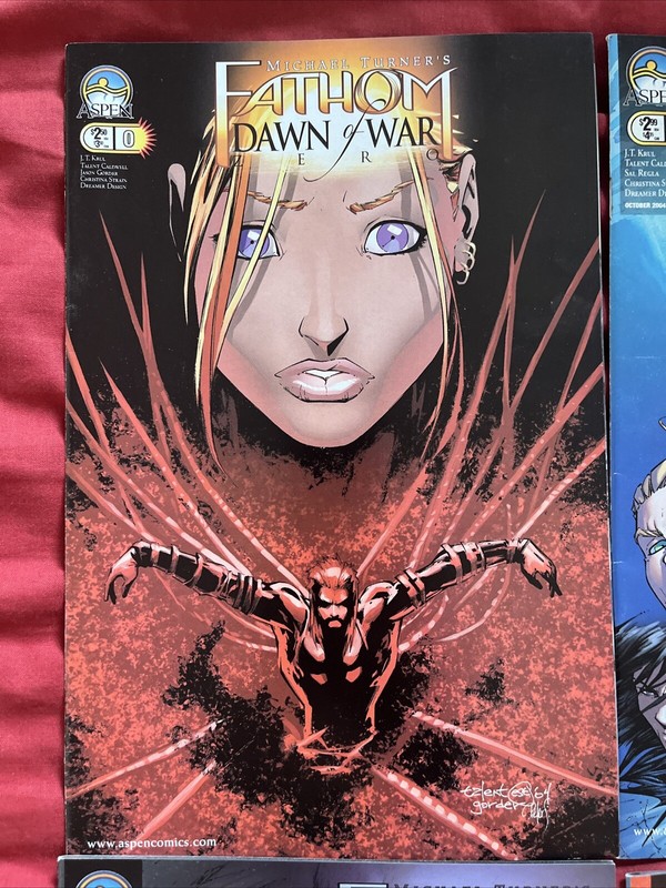 Fathom Dawn Of War #0 - #3 Complete 2004 Sent In A Cardboard Mailer gallery