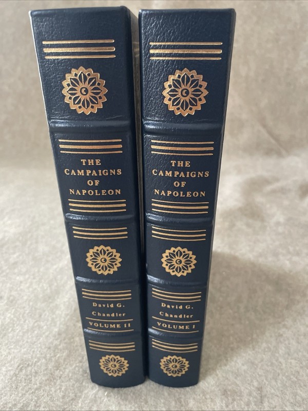 Easton Press Military History The Campaigns of Napoleon David Chandler 2v NMT WN