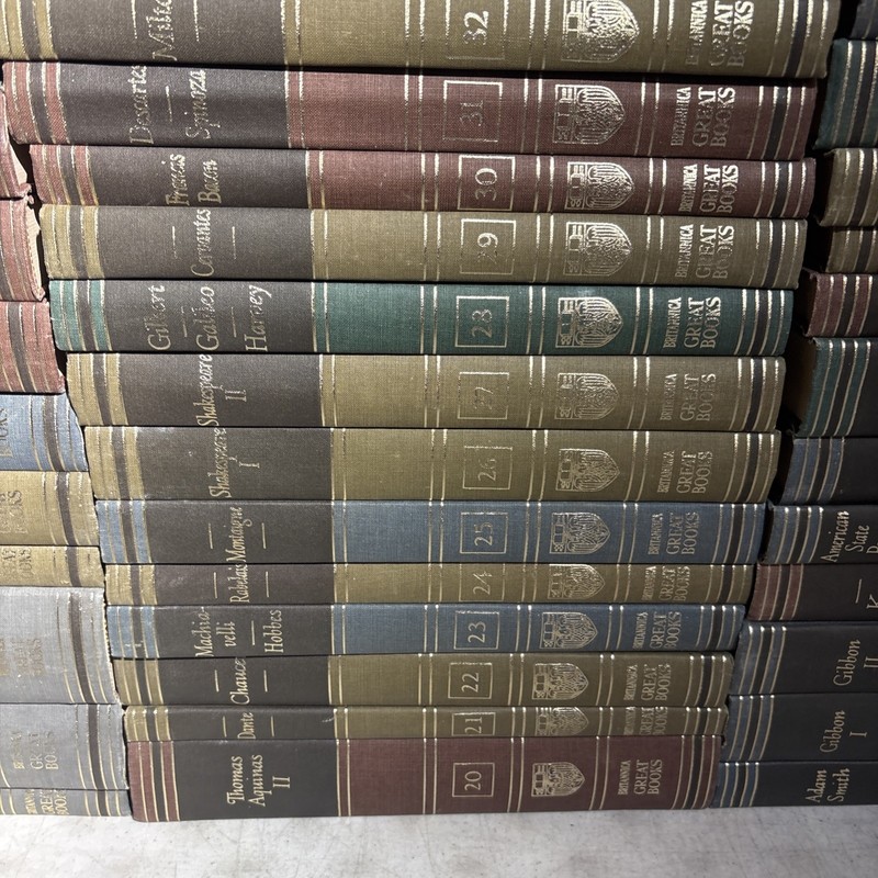 Britannica Great Books Of The Western World 1-54 Complete Set Copyright 1952 gallery