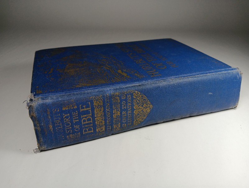 Vintage 1932 Hurlbut's Story Of The Bible Jesse Lyman Hurlbut Blue Cloth gallery