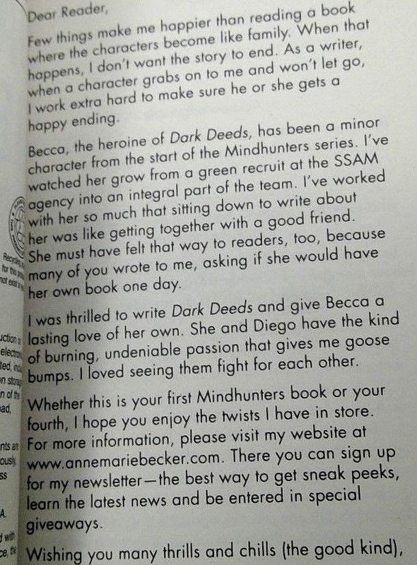 Dark Deeds by Anne Marie Becker 2014 paperback Carina Press romantic suspense gallery