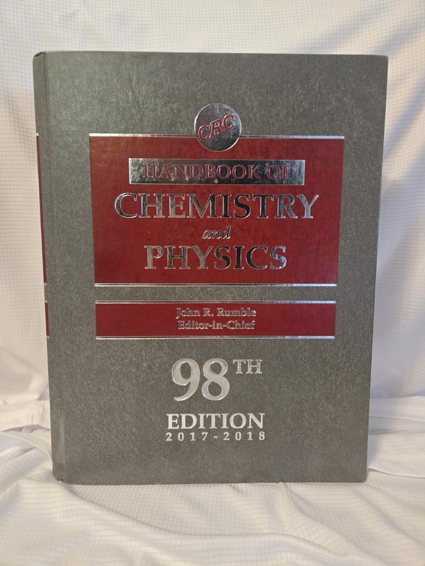 CRC Handbook of Chemistry and Physics, 98th Edition by John Rumble (2017,... gallery