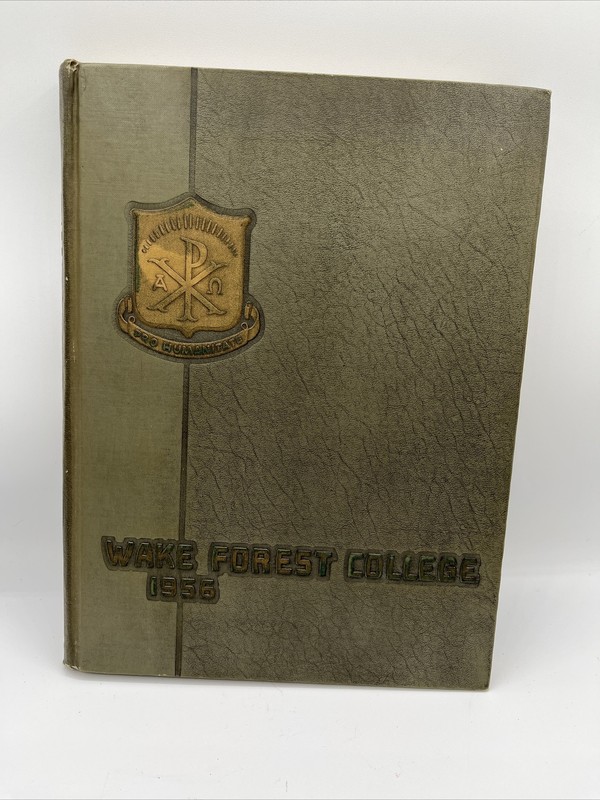 1956 The Howler Wake Forest NC College University Year Book