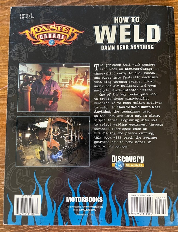 Welding Books Lot of 2, Monster Garage : How to Weld & Welding Basic, Paperbacks gallery