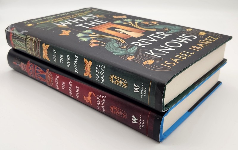 Bundle of 2 What the River Knows and Where the Library Hides, Isabel Ibañez HC