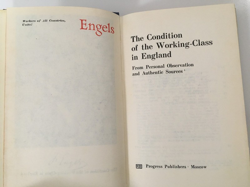 The Condition of the Working-Class in England by Engels Progress Publishers 1973 gallery