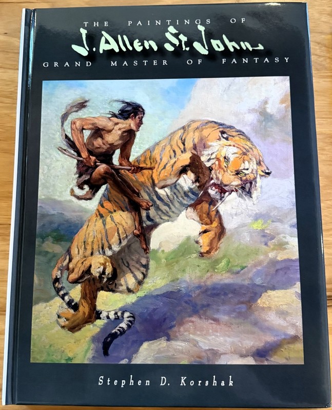 PAINTINGS OF J. ALLEN ST JOHNS GRAND MASTER OF FANTASY, STEPHEN KORSHAK art HC