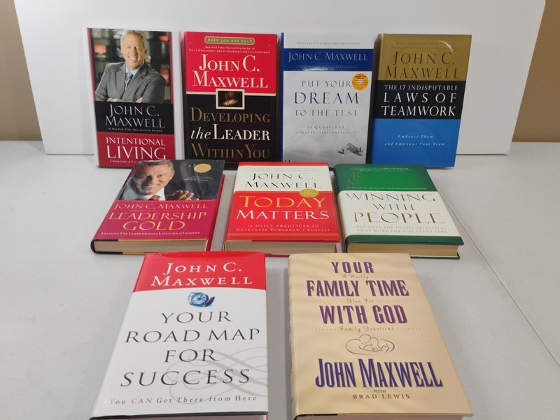 John C. Maxwell Hardcover Books Lot Of 9