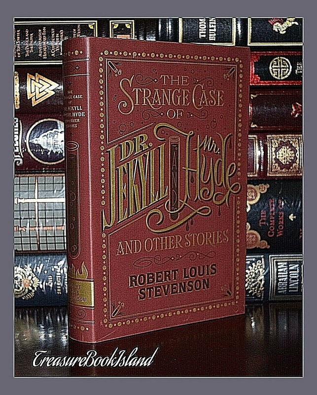 New Strange Case Dr. Jekyll & Mr. Hyde Stevenson Soft Leather Bound Collectible