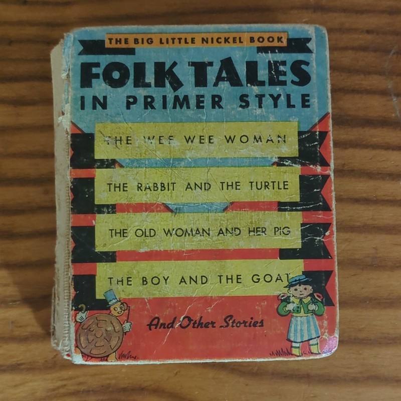 Whitman Folk Tales Primer Style Illustrated Josephine MacCarthy 1935