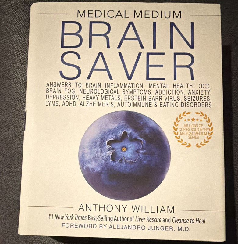 Medical Medium Brain Saver Hardcover Anthony William Mental Health Brain Health