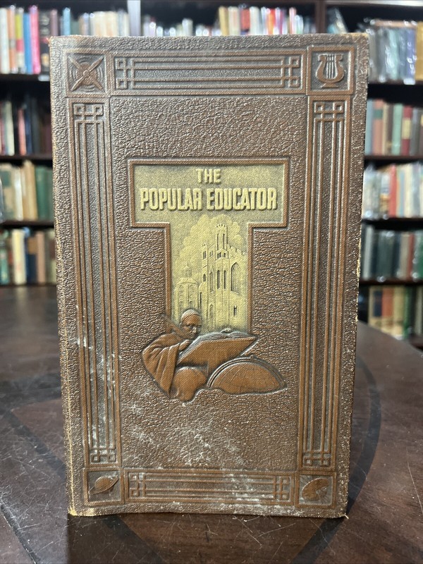 The Popular Educator 1938 in decorative Binder 5 Issues (25-30). 6-5