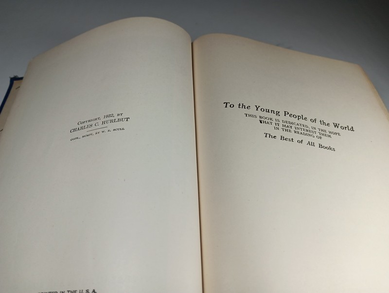Vintage 1932 Hurlbut's Story Of The Bible Jesse Lyman Hurlbut Blue Cloth gallery