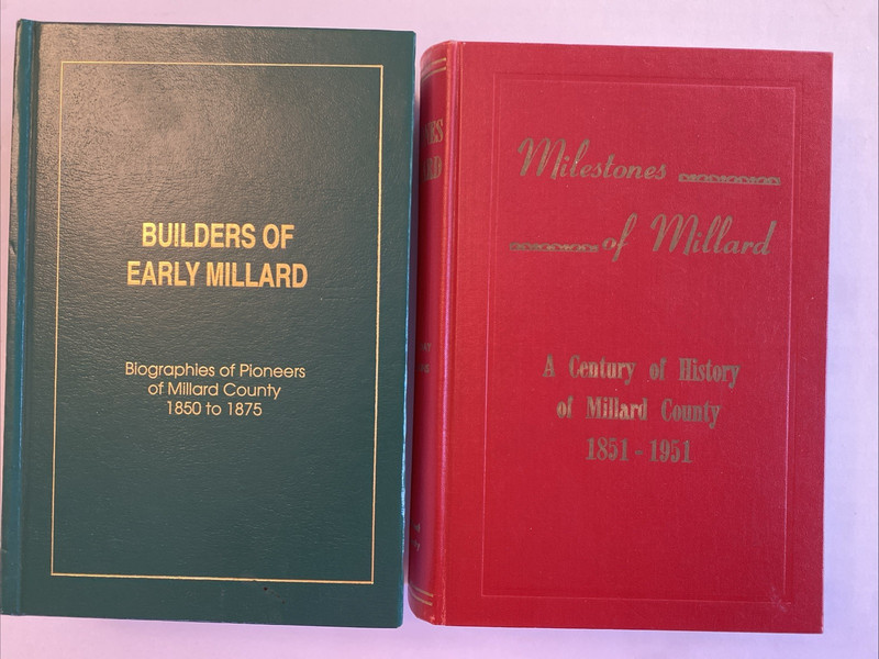Lot of 2 History Milestones Builders of Millard Utah 1850-1951 Day Ekins