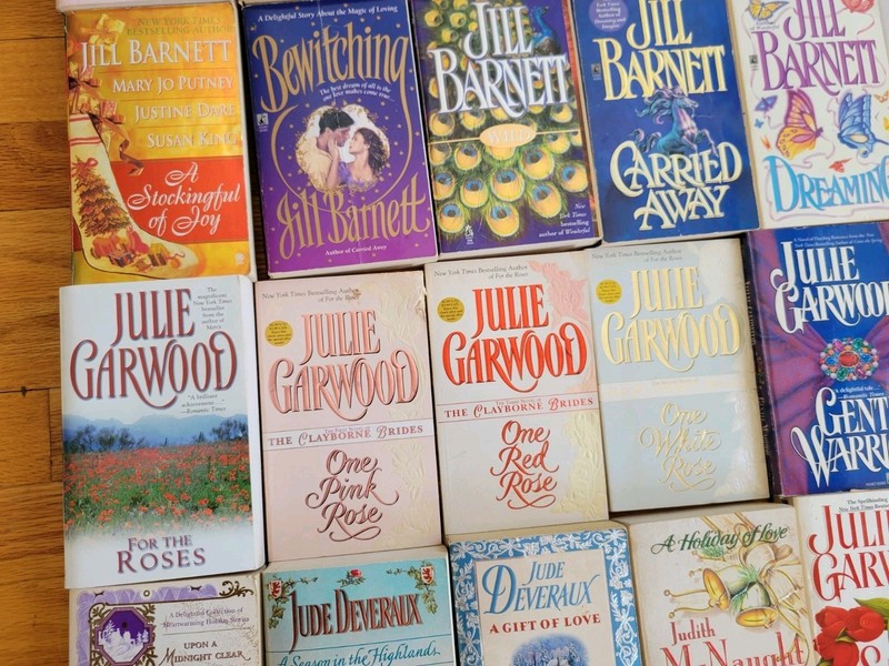 Lot of 56 Books: Jude Deveraux, Julie Garwood, Judith McNaught & Jill Barnett gallery
