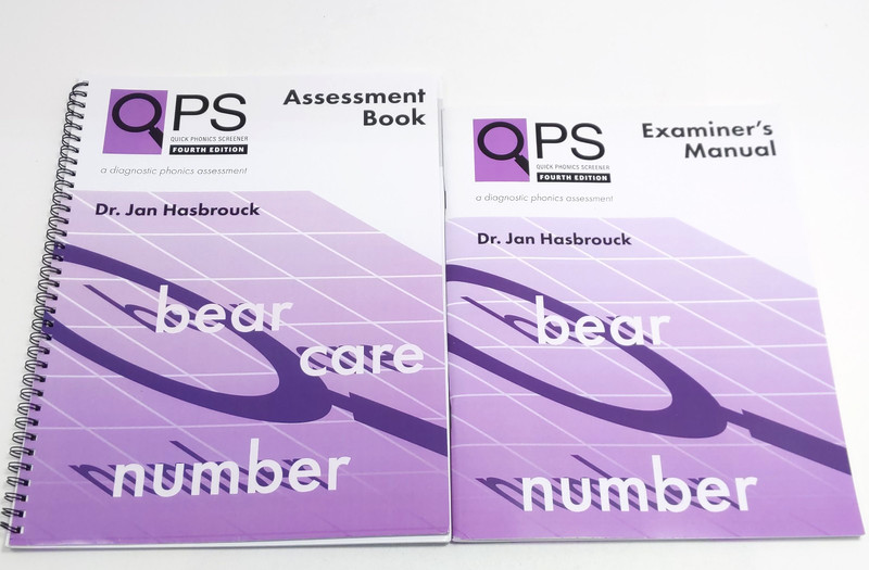QPS Quick Phonics Screener 4th Edition Examiner’s Manual & Assessment Book