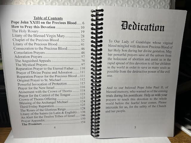 Precious Blood of Jesus Daily Devotional SPIRAL (NEW LARGE PRINT!) Restocked! gallery