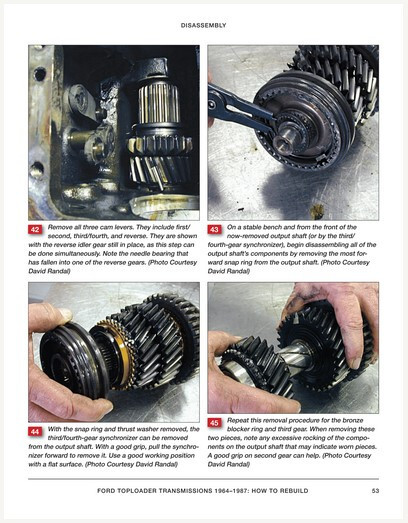 SA534 How To Rebuild Ford Toploader Transmissions 1964-1973 Step By Step Manual gallery
