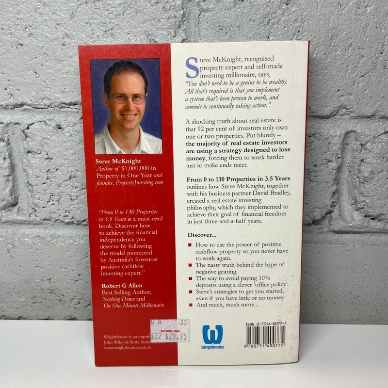 From 0 to 130 Properties in 3.5 Years by Steve McKnight (Paperback Book) gallery