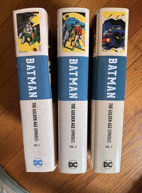 Batman – The Golden Age Omnibus – Vol. 1, 2, & 3 – Hardcover Collectibles