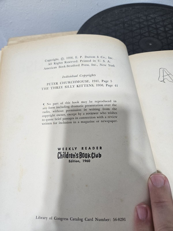 1956 Churchmouse Stories by Margot Austin E.P. Dutton Hardcover gallery