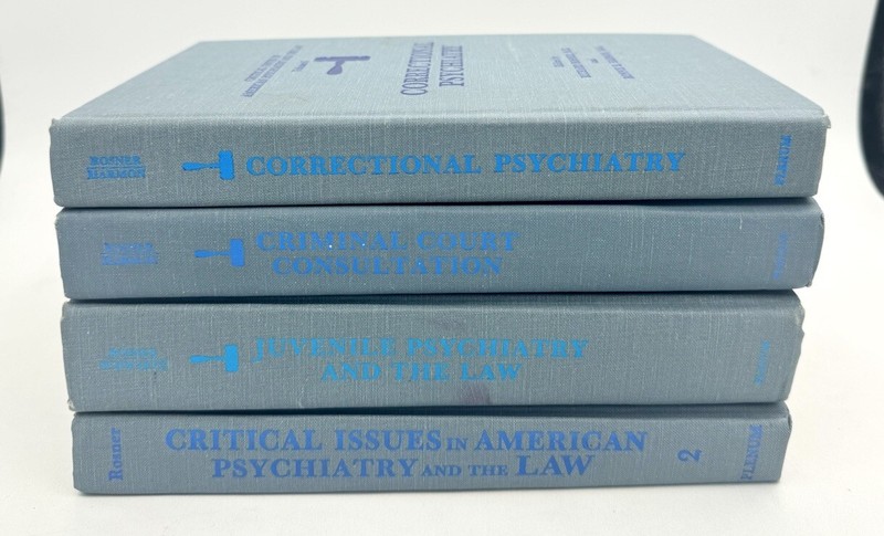 Clinical Issues In American Psychiatry And The Law: Volumes 2,4,5,6 1st Eds RARE