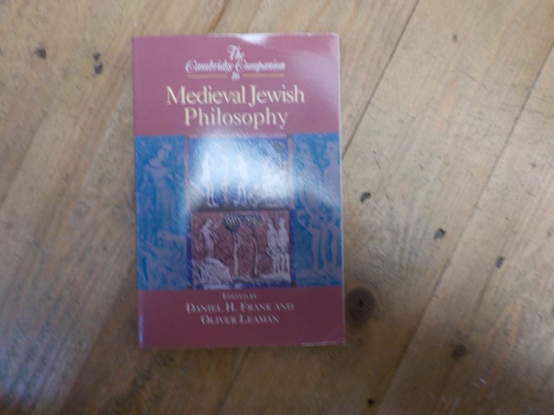 2003 OLIVER LEAMAN MEDIEVAL JEWISH PHILOSOPHY CAMBRIDGES UNI PRESS VG CON.