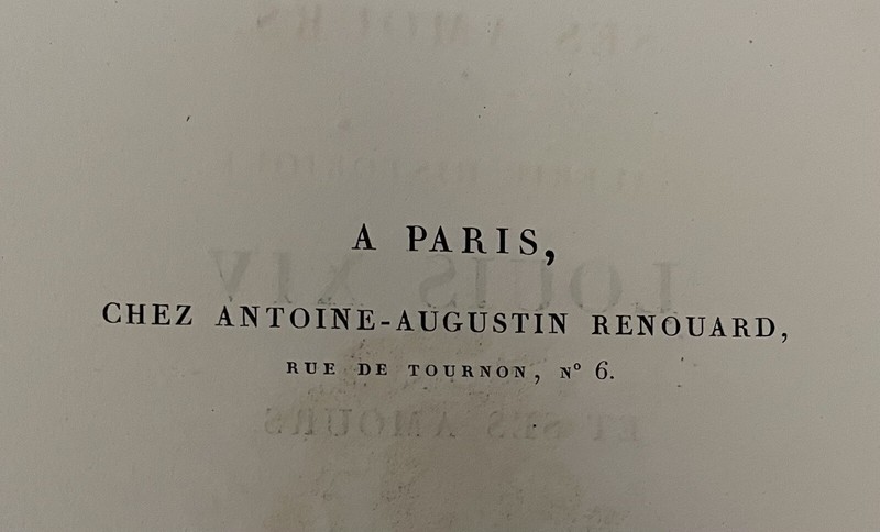 1824 KING LOUIS XIV et ses Amours King of France + Portrait Engravings Royalty gallery