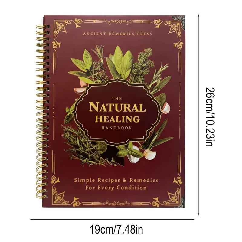The Natural Healing Handbook, Spiral-Bound Guide For Herbal Remedies And Natural gallery