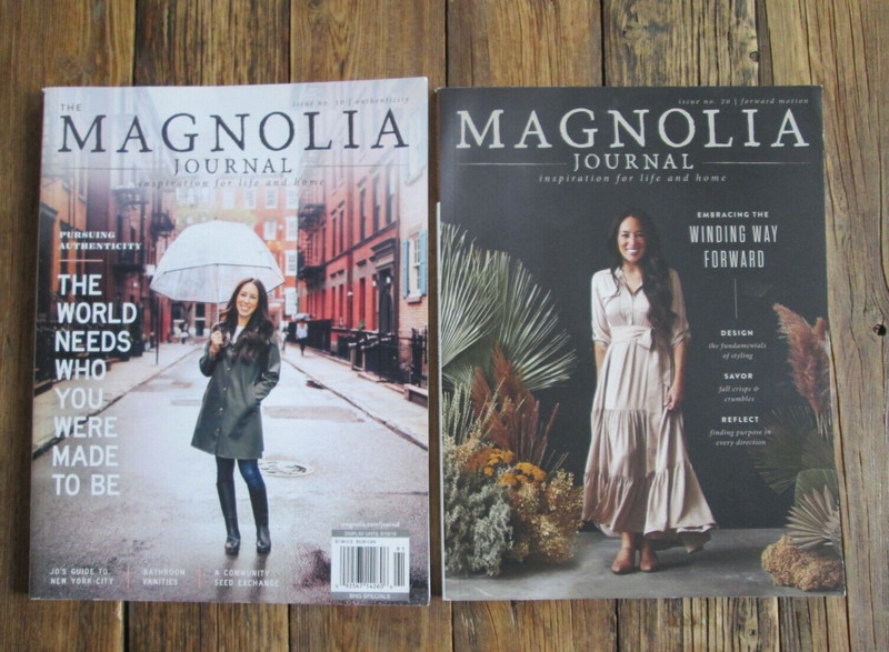 The Magnolia Journal Magazine Lot 2 Issues 10 & 20 Joanna Gaines 2019 2021