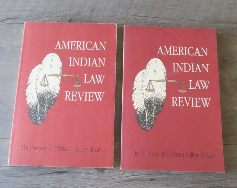 2 American Indian Law Review University Oklahoma College Law Vol XX 2; XXI 2 gallery