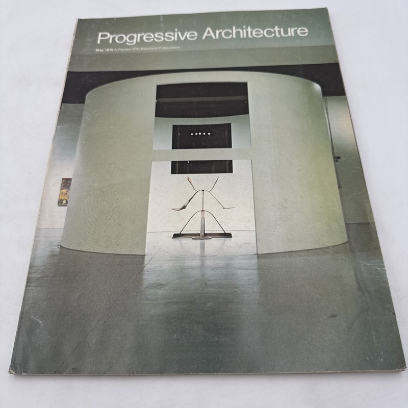 Progressive Architecture May 1978 Richard Meier Louis Kahn Yale Tehran Museum