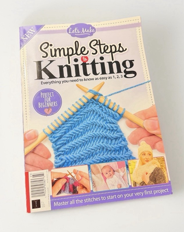Let’s Make Simple Steps to Knitting Issue #103 Beginner Guide Book Free Ship gallery