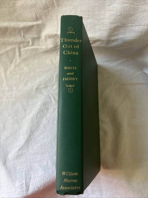 Thunder Out of China Vintage 1946 White & Jacoby BOMC Copy