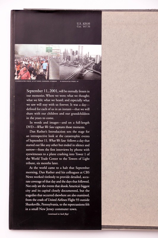What We Saw: The Events of September 11, 2001 , Dan Rather, Hardcover with DVD gallery