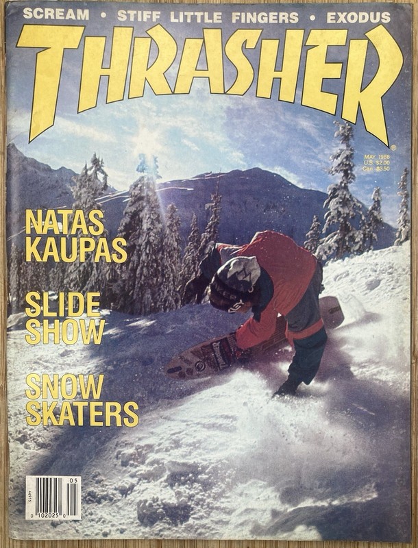 THRASHER Skate Vol 8 #5 May 88 TODD PRINCE Roskopp CABALLERO Kaupas SCREAM SLF