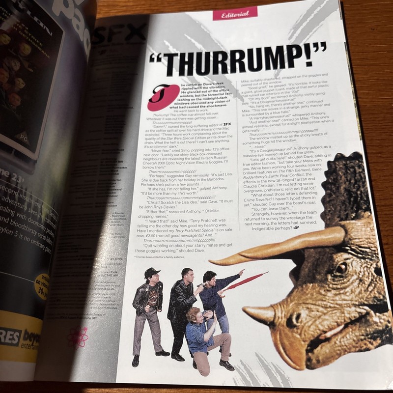 VTG 1997 SFX Magazine 27 The Fifth Element Luc Besson / Spielberg The Lost World gallery
