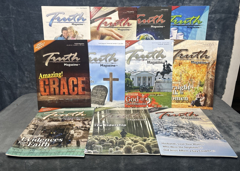 Truth Magazine 2014 lot of 11