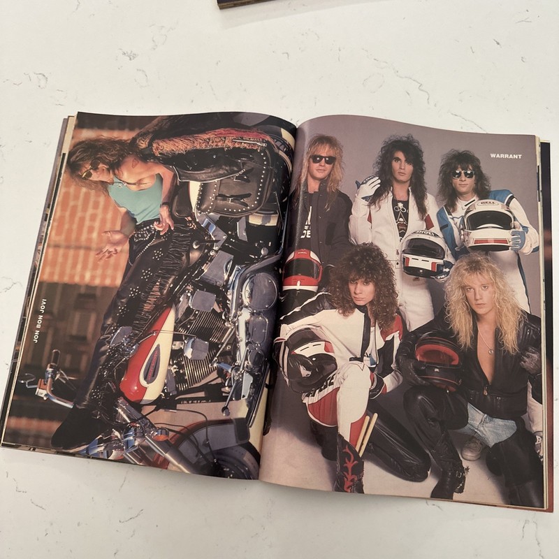 Metal Edge Magazine (1989-1991) Lot Of 5 INCOMPLETE! Missing Pinups/ Centerfold gallery
