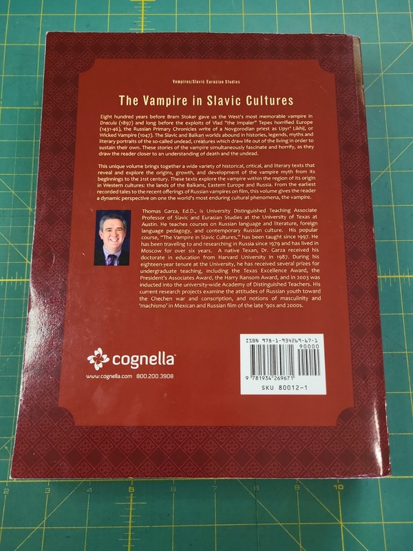 Vampire in Slavic Cultures by Thomas Garza (2010, Trade Paperback) gallery