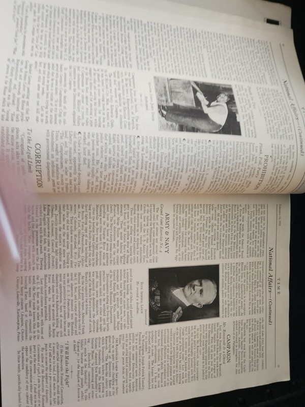 TIME MAGAZINE FEBRUARY 15 1932 NICHOLAS MURRAY BUTLER B27:1054 gallery