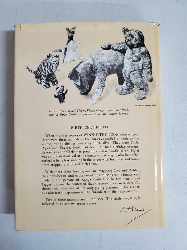 The World of Pooh A A Milne 1957 Illustrated Book, Hardcover With Dust Jacket gallery